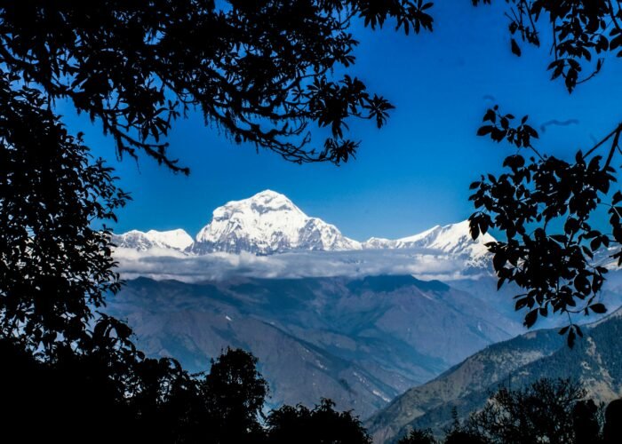 Mt. Dhaulagiri seen from Ghorepani Poon hill trek
