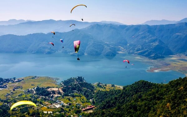 Paragliding in Pokhara Nepal